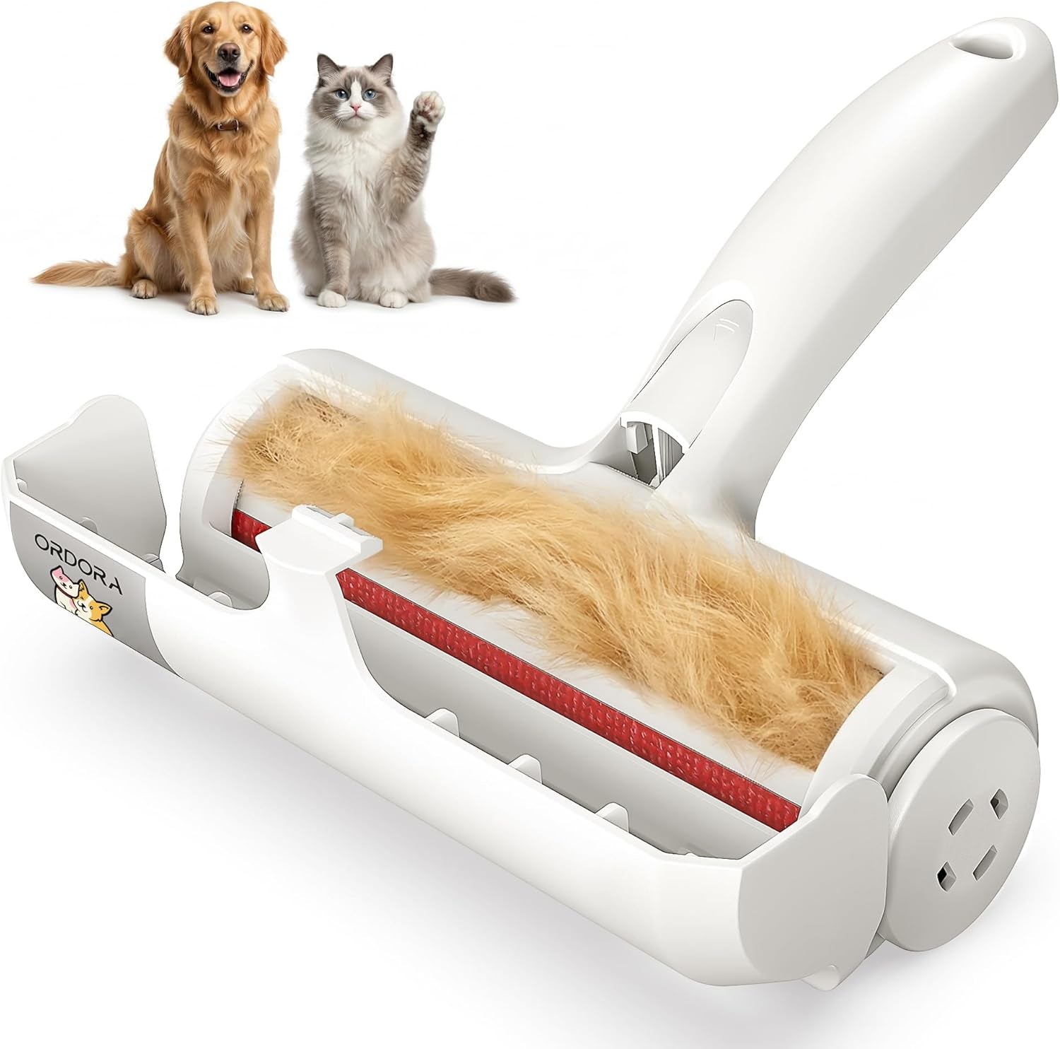 Premium Reusable Pet Hair Remover Roller | Eco-Friendly Lint & Fur Removal Tool | For Dogs, Cats, Furniture, Couches, Bedding & Car Interiors