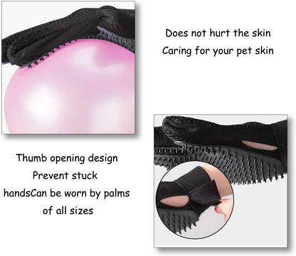 Luxury Pet Grooming Glove | Gentle Deshedding & Coat Care for Dogs, Cats & Horses