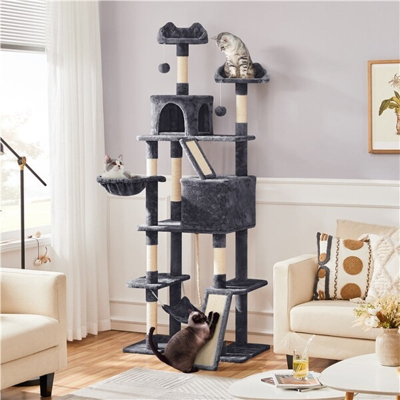 Luxury Multi-Level Cat Tree Tower | Large Condo & Scratching Post Activity Centre