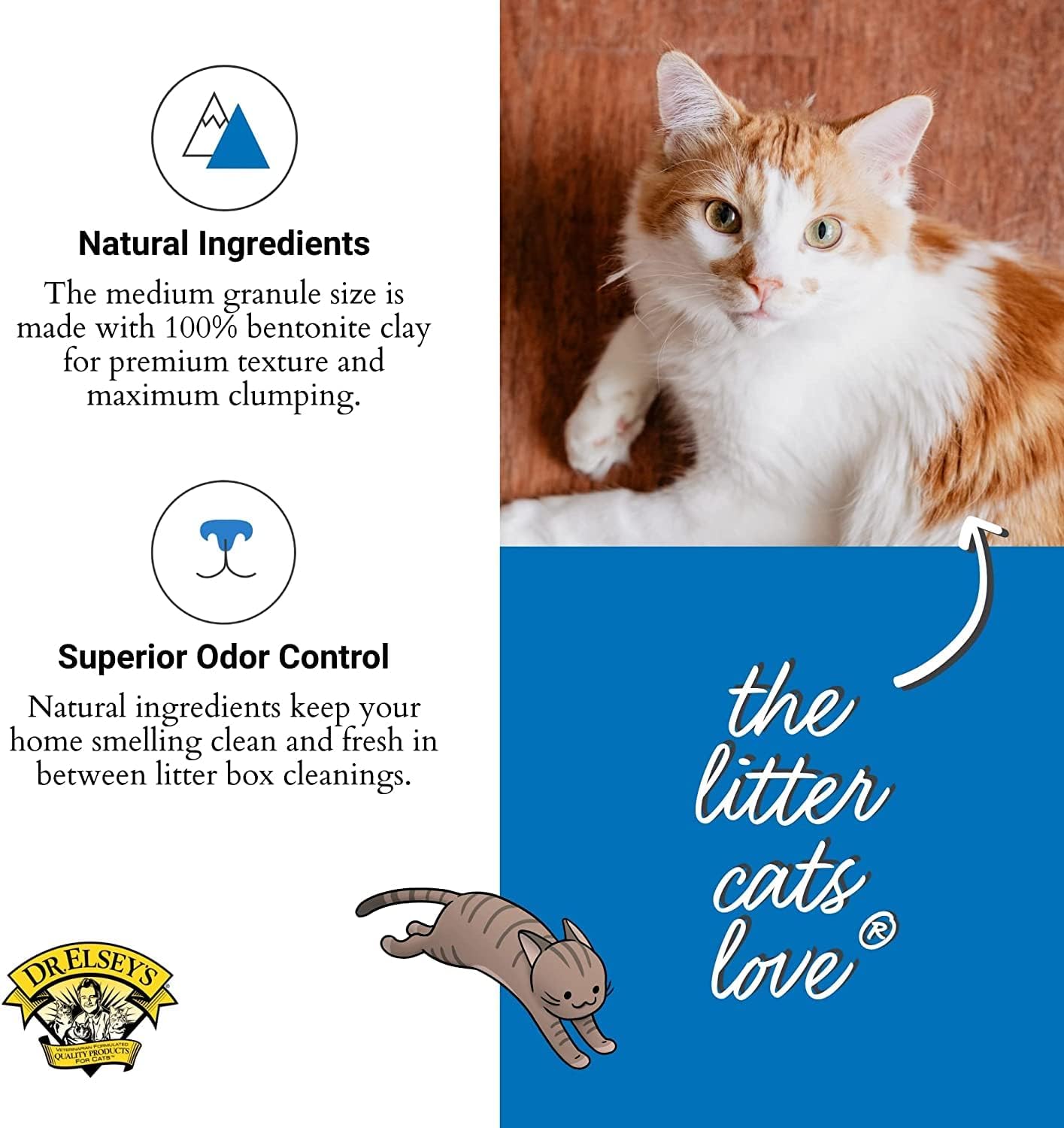 Premium Ultra Unscented Clumping Clay Cat Litter | Superior Odor Control & Easy Scoop | 40 lb Bag