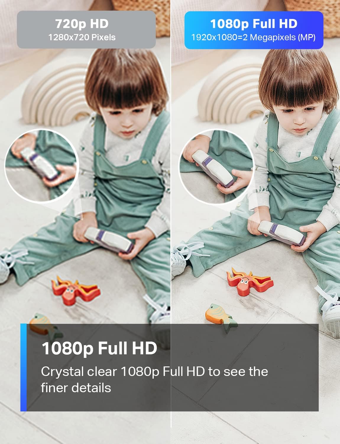 TP-Link Tapo C100 1080P Indoor Pet Camera | HD Night Vision, Motion Detection & 2-Way Audio | Pet & Home Monitoring