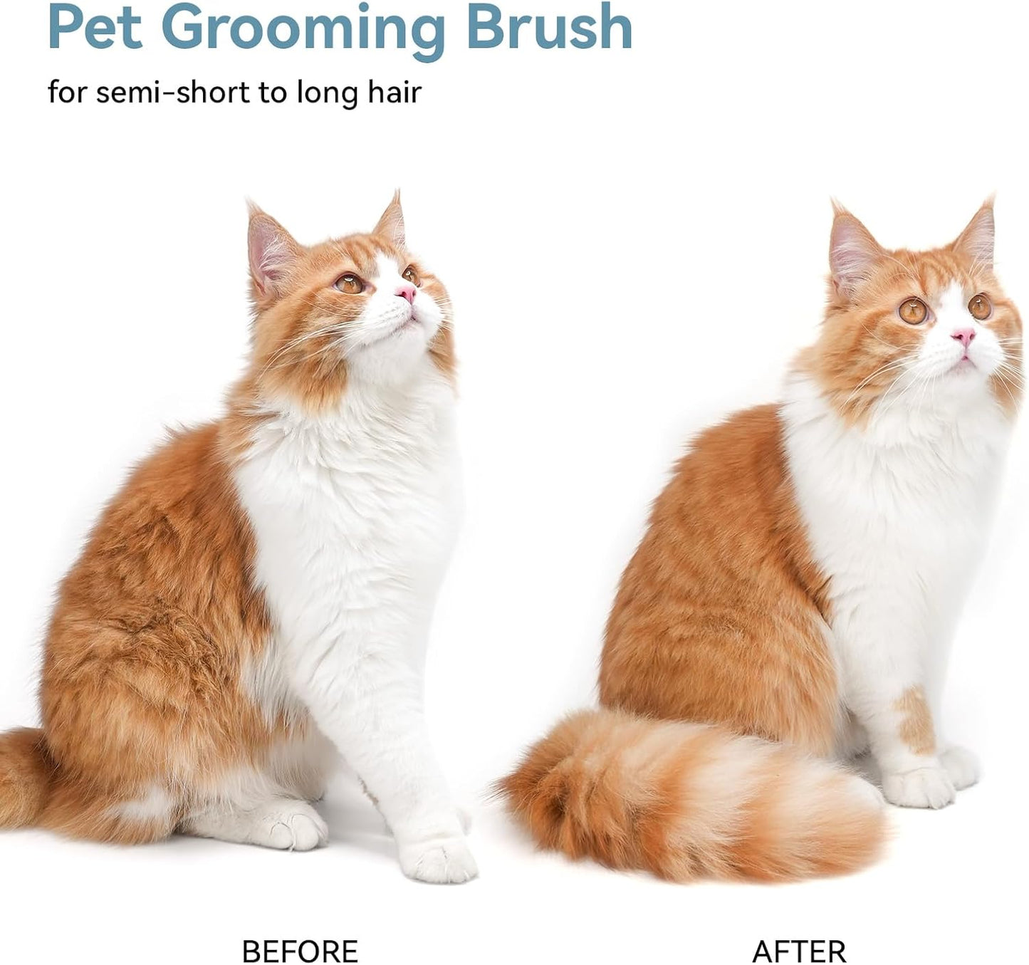 Premium Self-Cleaning Slicker Brush | Skin-Friendly Deshedding Grooming Tool | For Long & Short-Haired Dogs & Cats