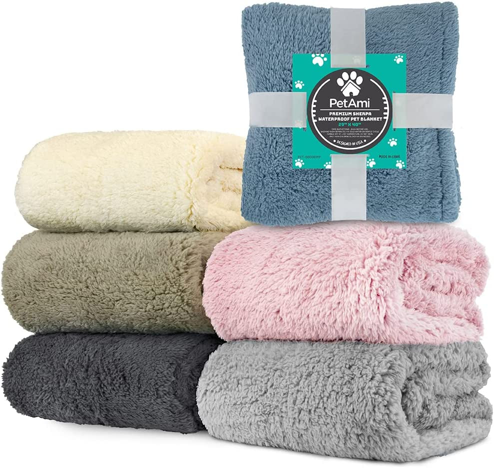 Luxury Waterproof Sherpa Pet Blanket | Reversible Comfort Throw for Dogs & Cats