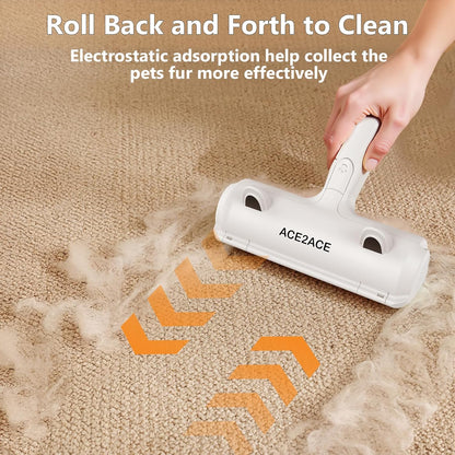 Premium Reusable Pet Hair Remover Roller | Self-Cleaning Lint & Fur Removal Tool | For Furniture, Couches, Carpets & Bedding