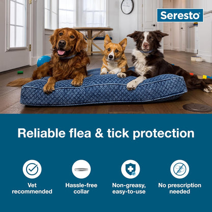 Seresto Flea & Tick Collar for Large Dogs | 8-Month Protection & Prevention | For Dogs Over 18 lbs