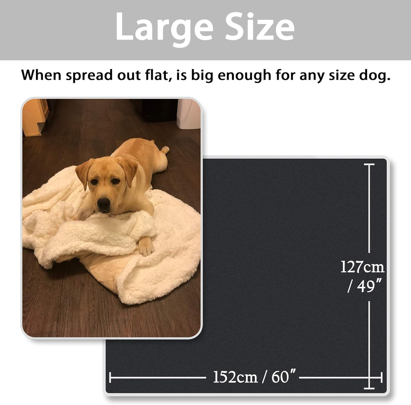 Luxury Sherpa Fleece Pet Blanket | Ultra-Soft, Washable & Furniture-Friendly | Cozy Comfort for Dogs & Cats