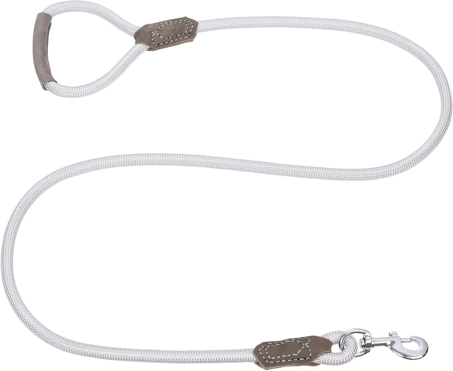 Luxury Leather Rope Dog Leash | Comfort Grip Walking Lead for Small, Medium & Large Dogs