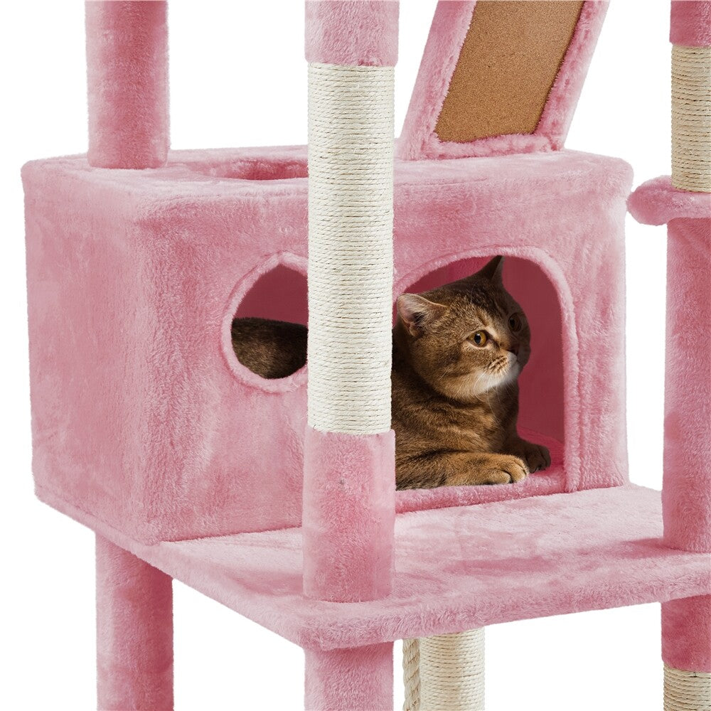 Luxury Multi-Level Cat Tree Tower | Large Condo & Scratching Post Activity Centre