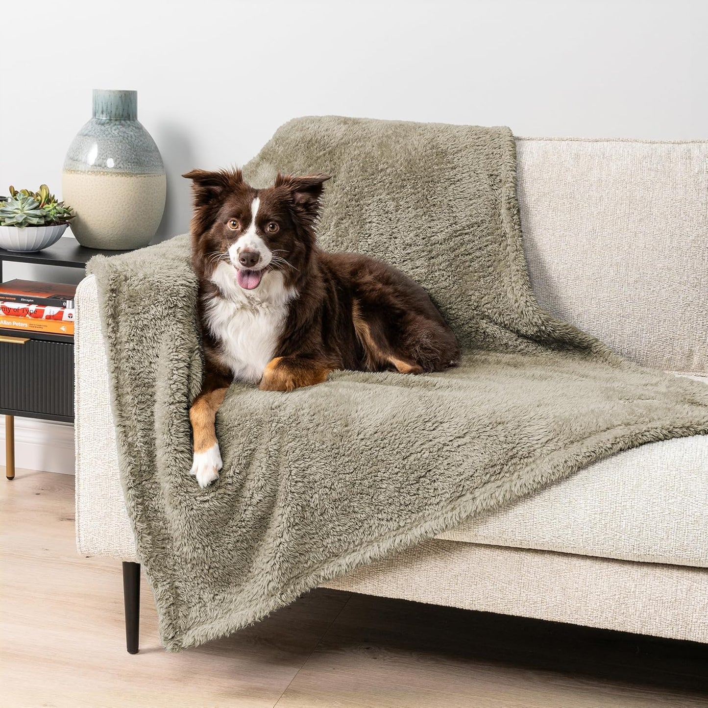 Luxury Waterproof Sherpa Pet Blanket | Reversible Comfort Throw for Dogs & Cats