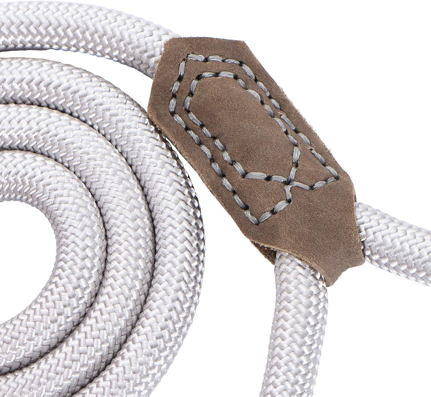 Luxury Leather Rope Dog Leash | Comfort Grip Walking Lead for Small, Medium & Large Dogs
