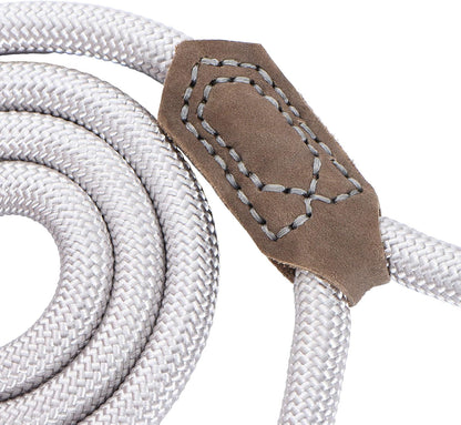 Luxury Leather Rope Dog Leash | Comfort Grip Walking Lead for Small, Medium & Large Dogs