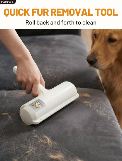 Premium Reusable Pet Hair Remover Roller | Eco-Friendly Lint & Fur Removal Tool | For Dogs, Cats, Furniture, Couches, Bedding & Car Interiors